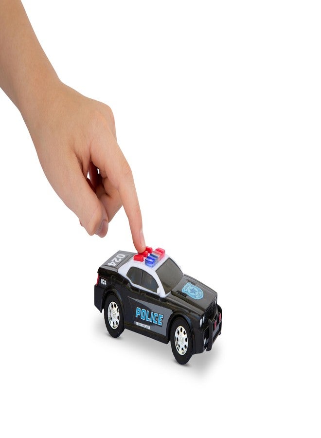 Mighty Fleet Toughest Minis 5" Police Cruiser Toy w/Lights & Sounds, Realistic Design & Batteries Included - Age 3+ - Image 3